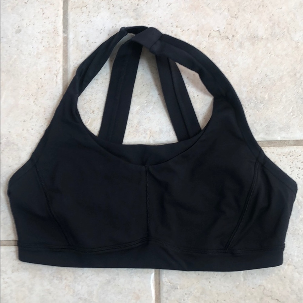 Lululemon Fast Times Bra Size 8 Black